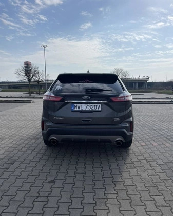 Ford EDGE cena 93500 przebieg: 40000, rok produkcji 2019 z Warszawa małe 529